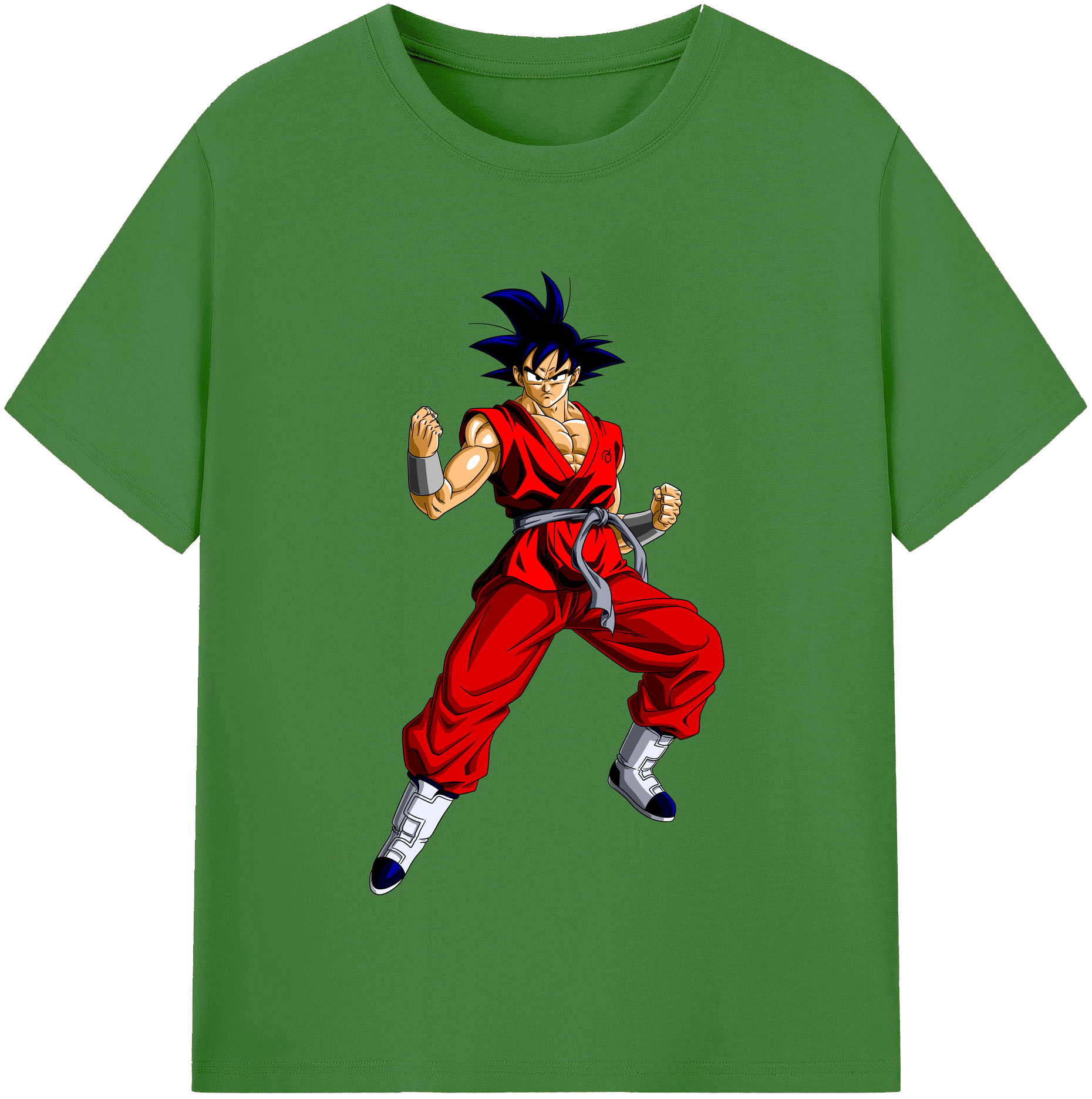 （画像用） ドラゴンボール 孫悟空（そん ごくう）Son Goku カカロット DRAGON BALL Kakarotto レディースカジュアルプリントTシャツ（綿100％）